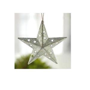 MERRY <b>CHRISTMAS</b> GALVANIZED ORNAMENTS UNIQUE ORNAMENTS ANTIQUE ORNAMENTS - Product Image 4