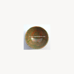 หินอาเกต unakite ชามหินแกะสลักรักฮวงจุ้ยอัญมณีตกแต่งบ้านขายดี - Product Image 2