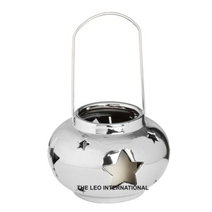 Bougeoirs en argent faits à la main de style minimaliste européen, décoration de mariage et de maison, bougeoirs de différentes tailles - Product Image 5