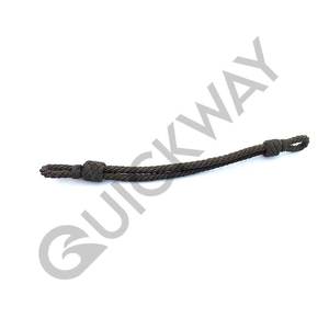 Venta al por mayor de la mejor calidad Cap Cordones de color negro sólido personalizado Venta a granel Fabricación Cap Cord 2025 - Product Image 4