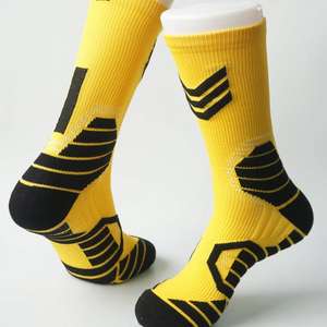 Chaussettes de Sport en coton pour hommes, vente en gros, de styliste, personnalisées, avec Logo, étiquette privée, Design en bambou, Logo personnel, décontracté, Anti - Product Image 6