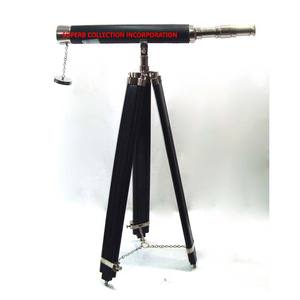 ขาตั้งกล้องพื้นทำจากทองเหลืองคุณภาพสูงออกแบบได้ตามต้องการขาตั้งทำจากไม้เส้นผ่านศูนย์กลาง50มม. - Product Image 1