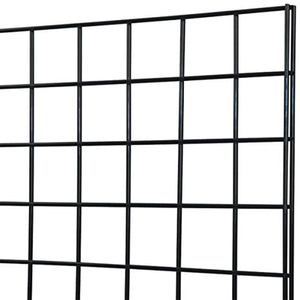 2 "X 6 'Hoàn Hảo Dây Màu Đen Lưới Lưới Kim Loại Tấm Tường Cho Bán Lẻ Hiển Thị - Product Image 2