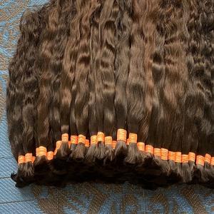 Extensiones de cabello humano indio a granel, en trama a máquina - Product Image 4