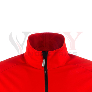 Chaqueta de lona impermeable de invierno con logotipo personalizado, cuello alto y logotipo frontal para hombre - Product Image 6