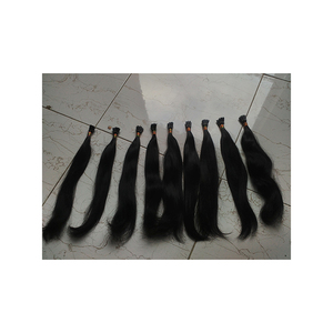 Extensiones de cabello humano de onda profunda sin procesar Remy original de la India precio al por mayor - Product Image 1