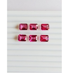 บุษราคัมสีชมพูธรรมชาติเกรด AAA อัญมณีหลวมได้รับการรับรองจากความร้อน - Product Image 3