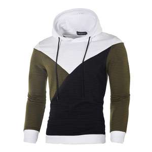 Sweat à capuche en coton imprimé Hip Pop d'hiver pour hommes Streetwear vente en gros avec motif solide et techniques de teinture unie - Product Image 6