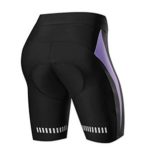 Pantalones Cortos de Ciclismo Unisex de Poliéster Negro con Almohadilla de Gel Antibacteriana, de Secado Rápido y Transpirables, Ecológicos - Product Image 3