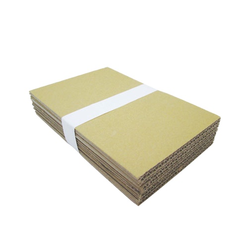 Paper Craft Corrugated Cardboard Sheet Single Side 5 Layer Kid DIY Recyclable Screen Printing Compatible 241x154mm 6mm Thickness