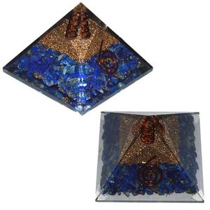 พีระมิดออร์กอน คริสตัล หินบําบัด ลาพิส ลาซูลี และพีระมิดออร์กอนจุดคริสตัล - Product Image 1