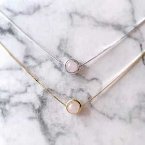 Wholesale 18\" <b>Long</b> Handmade <b>Necklace</b> with Natural Aquamarine Gemstone Beads Smooth Round Shape 92.5 Sterling <b>Silver</b> Link <b>Chain</b> - Product Image 2