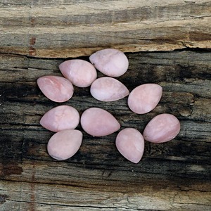 Opale rose naturelle, pierres précieuses cabochon de couleur rose, taille 5x3 mm à 15x9 mm, adaptées à la fabrication de bijoux, fournisseur en gros de pierres précieuses - Product Image 4