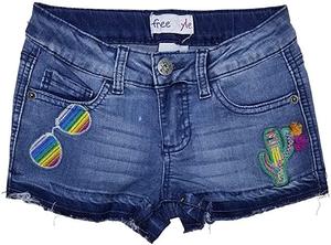 Pantalon court en denim à motifs imprimés pour femmes Style Streetwear facile Toutes saisons Confortable Vêtements pour femmes Prix de gros Lavé - Product Image 5