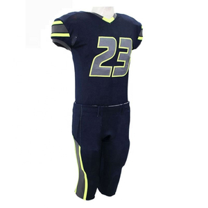 Maillot de football en sergé réversible américain 2020 et pantalon avec coussinets - Product Image 3
