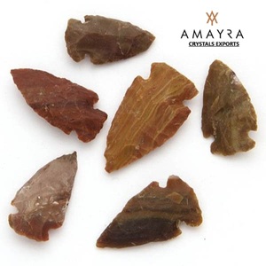 Puntas de Flecha de Obsidiana de Caoba India Natural Talladas a Mano de 1.5 Pulgadas, Venta al por Mayor en Línea, Amayra Crystals Exports, Gujarat, India - Product Image 2