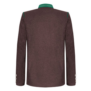 Custom Logo <b>Suede</b> <b>Jacket</b> Men's Leather <b>Suede</b> <b>Jacket</b> Men's High Quality <b>Suede</b> Bavarian <b>Jacket</b> in Wholesale Price - Product Image 3