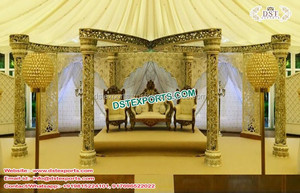 Mandap de Boda con Diseño de Mariposas en Venta, Decoración de Mandap de Boda con Mariposas Elegante, Decoración de Mandap de Boda de Lujo con Mariposas, Chicago - Product Image 3