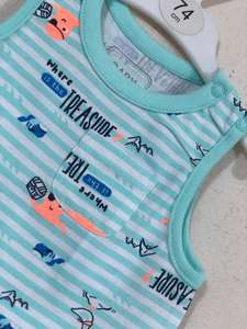 Mamelucos informales de algodón de marca Original de alta calidad con botón a presión para bebés recién nacidos, niños pequeños de 0 a 3 meses, Bangladesh - Product Image 4