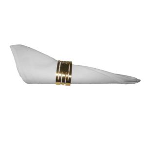 Cena de lujo Fiestas Vajilla Decoración Servilletero de metal Titular de anillo Calidad duradera asequible para servilletero de fiesta de boda - Product Image 1