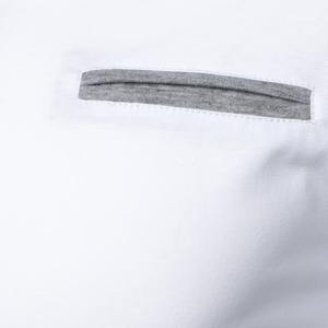 Nouveaux T-shirts d'été pour hommes, t-shirt personnalisé en coton, haut extensible, léger, respirant, Sweat-Shirt, revers de sport, couleur Pure, manches longues - Product Image 6