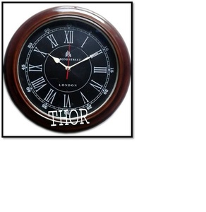 นาฬิกาแขวนผนังทำจากไม้แนวคลาสสิก,นาฬิกาสำหรับตกแต่งห้องครัวสำนักงานห้องรับประทานอาหารห้องนั่งเล่นตกแต่งผนังไม้ขนาดเล็ก - Product Image 6