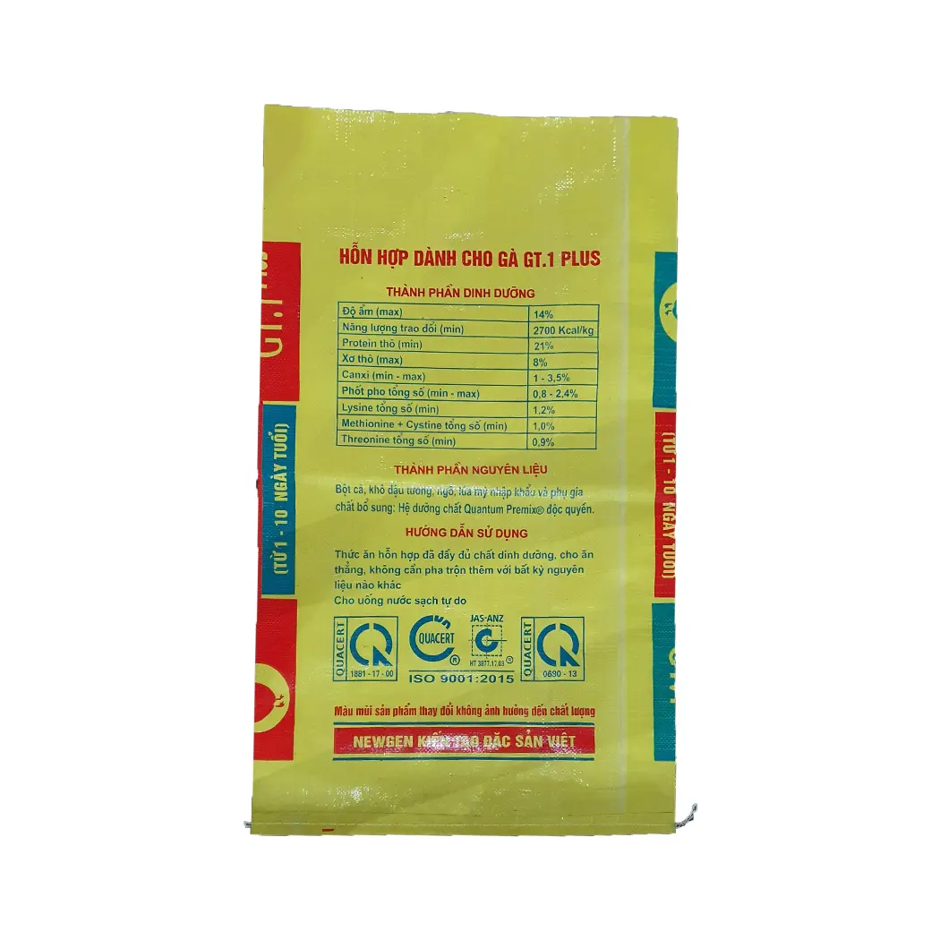 Hot sale bags for packaging customizable PP woven bags PP bag for animal feeds agriculture products rice flour