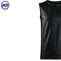 Camiseta sin Mangas de Cuero Personalizada para Hombre - Ropa Deportiva Informal de Verano, Transpirable, de Secado Rápido, Elegante para Uso en la Calle