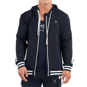 2021 High Quality League Zip Up Gym Hoodie For Men Fleece Fabric Hoodie Pullover Custom Made For Men's - Product Image 4