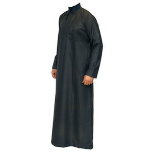 Nuevos Diseños Elegantes de Thobes de Algodón para Hombre - Thobe de Manga Larga hasta el Suelo de Calidad Premium Personalizado para Bodas - Product Image 1