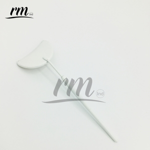 High Quality Professional White Half Moon Lash Extension <b>Mirror</b> Stainless Steel Eyelash Application Accessories for <b>Makeup</b> Tool - Product Image 2