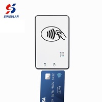 Lector NFC RFID sin contacto para Android, compatible con ISO14443, BT 4.0 LE, Micro-USB 2.0 para interfaces de modo, color blanco, para vending