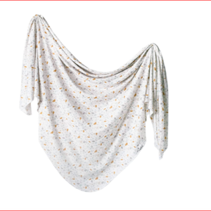 48*48Inches Single Layer Rayon Spandex Jersey <b>Knit</b> <b>Baby</b> Swaddle <b>Blankets</b> Super Soft <b>Baby</b> <b>Blanket</b> - Product Image 1