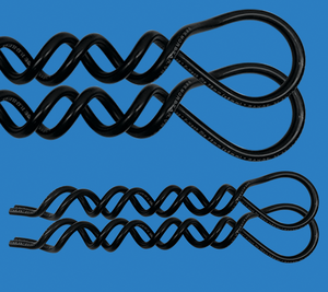 สายพลาสติกคู่จัดจำหน่ายผูกพีวีซีสำหรับฉนวน - Product Image 1