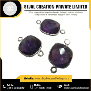 Connecteurs de pierres précieuses de lunette en argent sterling de haute qualité Nouveau design Résultats de bijoux et composants Prix d'usine en gros - Product Image 5