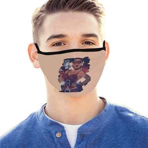 Mascarilla facial con estampado antipolvo, logo de marca personalizado - Product Image 5