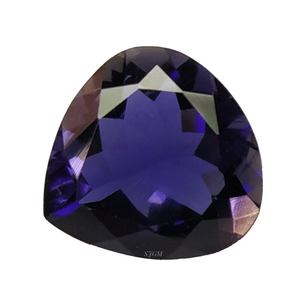 9mm Coeur Coupe Naturel IOLITE Prix de Gros Usine Haute Qualité Facettes Pierres Précieuses En Vrac Par Carat | IOLITE NATURELLE | - Product Image 1