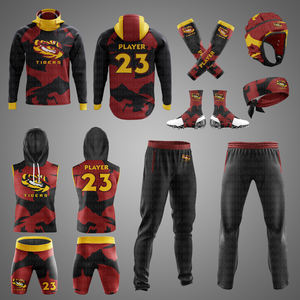 BANDERA DE ENTRENAMIENTO CONJUNTO LOGO PAQUETE ODM PERSONALIZADO 2025 MEJOR OEM 7 en 7 PAQUETE DE OFERTA CALIDAD DEPORTIVA 7V7 UNIFORMES DE FÚTBOL - Product Image 1