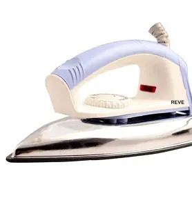 Reve 1000 watts DRY IRON Handy Home Clothes Cheap Electric Dry Steam Iron Electric Irons (White-Blue)