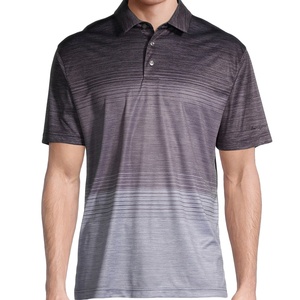 เสื้อโปโลผู้ชายสำหรับใส่วิ่งเร็วระบายอากาศได้ดีเสื้อกอล์ฟแบบลำลองออกแบบโลโก้ได้ตามต้องการ - Product Image 3