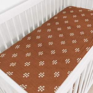 Cotton Muslin Baby Fitted <b>Crib</b> <b>Sheet</b> - Product Image 2