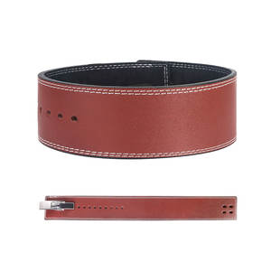 Cinturón de Levantamiento de Pesas Geo Brother Co 2026, de Cuero Vacuno, Antideslizante, Resistente, Ajustable, Unisex, con Hebilla de Palanca - Product Image 3