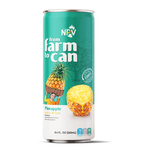 Venta al por mayor de refrescos de etiqueta privada de Vietnam 250ml Alu Can mejor calidad jugo de piña - Product Image 1