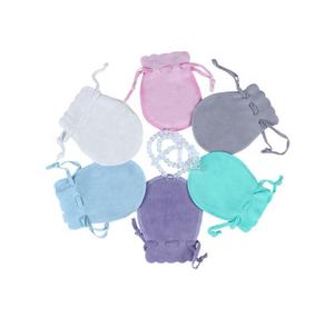 Vietnam Custom Travel Drawstring Bag <b>Velvet</b> Jewelry <b>Pouch</b> Gift - Product Image 4