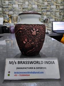 "อลูมิเนียมโบราณสองอุ้งเท้าบนสัตว์เลี้ยงเผาศพอุปกรณ์ศพโกศ" โกศสัตว์เลี้ยงในการออกแบบที่ไม่ซ้ำกัน" - Product Image 4