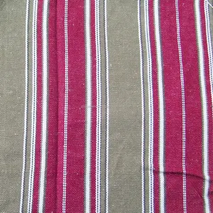 Tessuti in puro cotone per tessuti per la casa fornitore di telai a mano in tessuto a righe tinto in filo di cotone all'ingrosso India