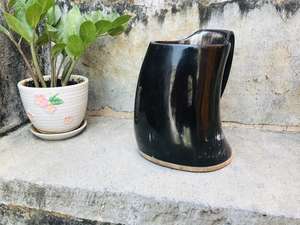 Noorbaba Elegant Polished Buffalo Horn Mug <b>Animal</b>-Style Nautical Drinking Horn Wedding Groomsmen Gift <b>Decorative</b> Natural Craft - Product Image 2