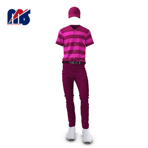 Camiseta de béisbol y sóftbol sublimada personalizada de alta calidad, el mejor diseño, camisa ligera con botones completos, uniforme suave y cómodo - Product Image 5