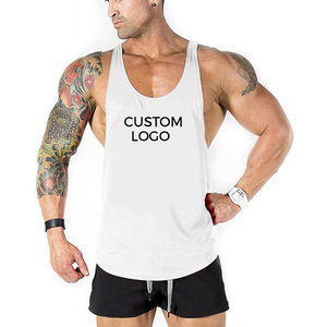 Camiseta sin mangas transpirable de secado rápido para hombre, camisetas lisas de gimnasio para culturismo, Camisetas interiores de secado rápido - Product Image 1