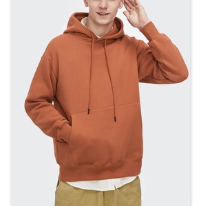 Vente en gros de sweats de survêtement à capuche avec logo personnalisé sweat-shirt à capuche vierge pour hommes avec impression unisexe en relief uni - Product Image 1